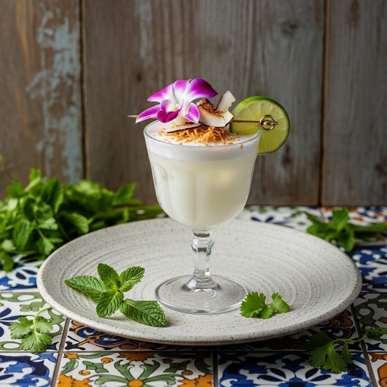 Thai Coconut Delight Mocktail