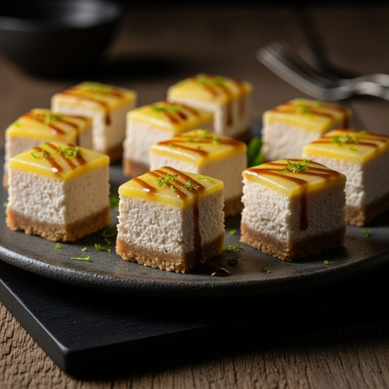 Thai Coconut Lemon Cheesecake Bites