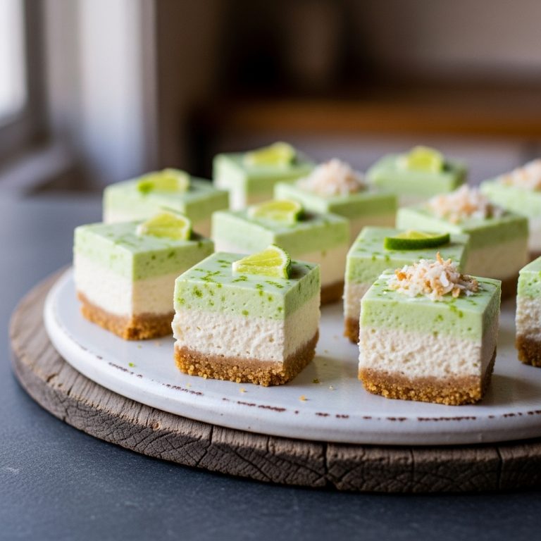 Thai Coconut Lime Cheesecake Bites