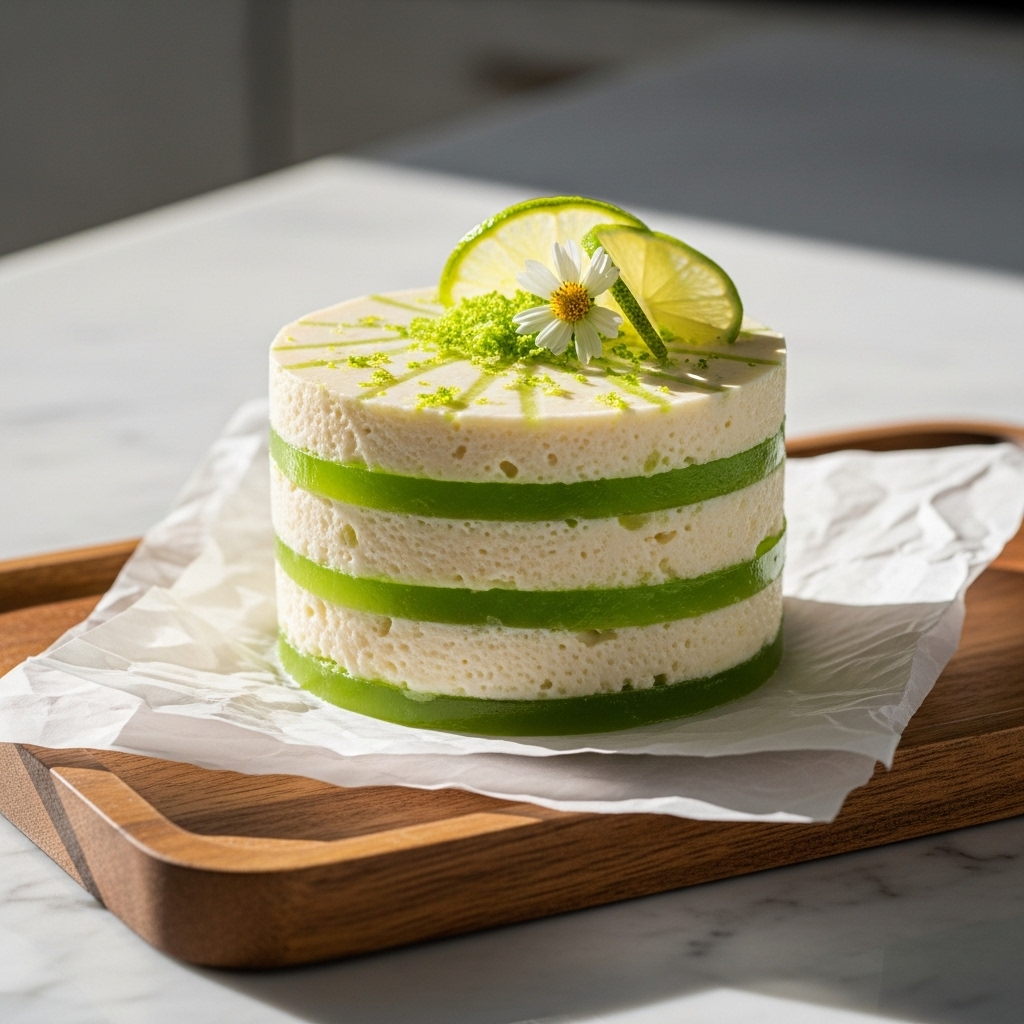 Thai Coconut Lime Mousse Stack