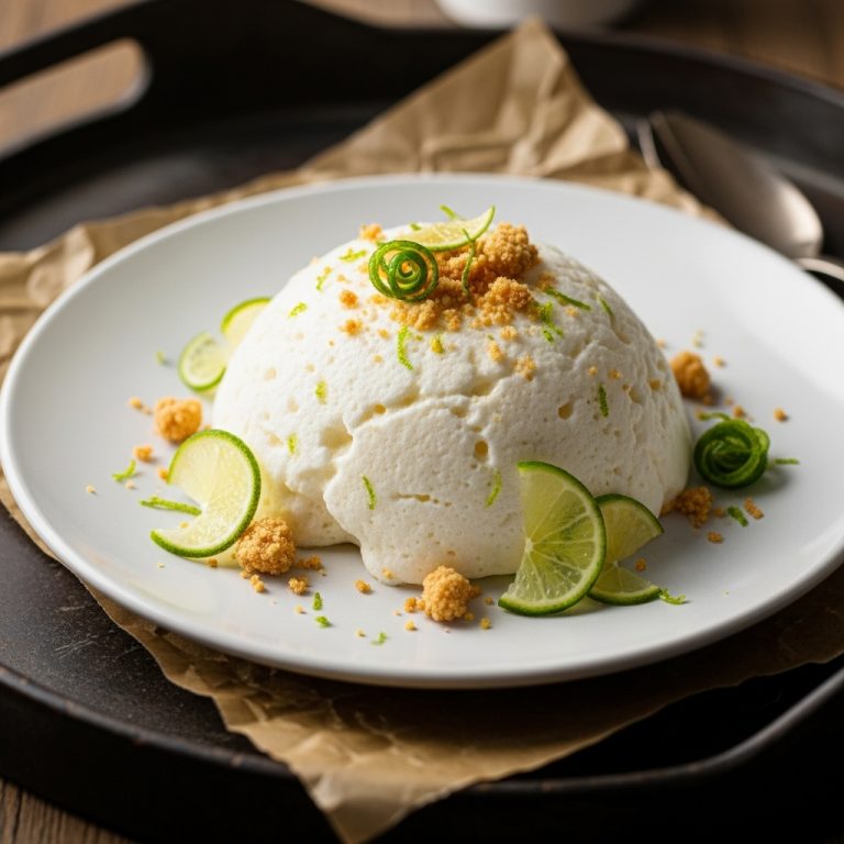Thai Coconut Lime Mousse with Almond Crumble