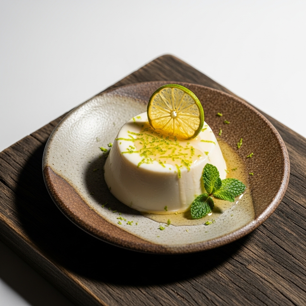 Thai Coconut-Lime Panna Cotta