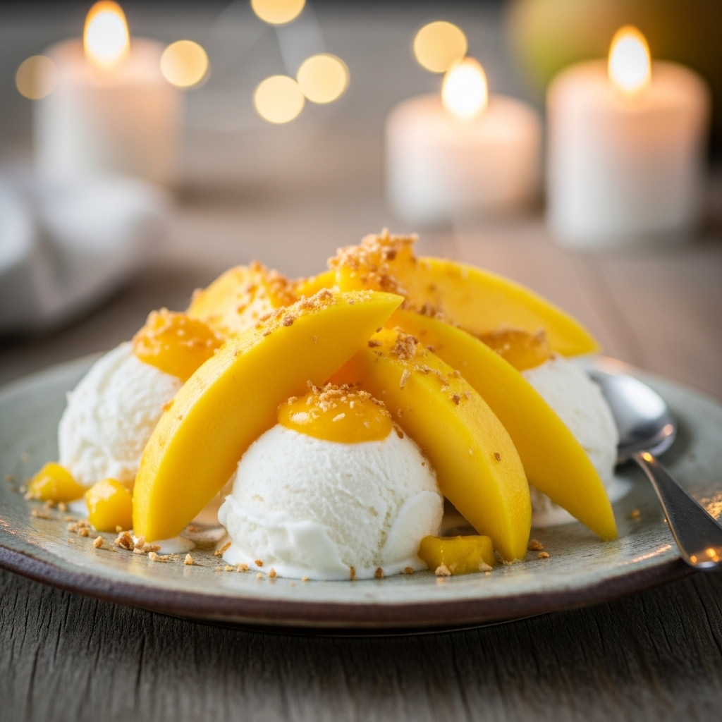 Thai Coconut Mango Delight – A Gluten-Free Frozen Bliss