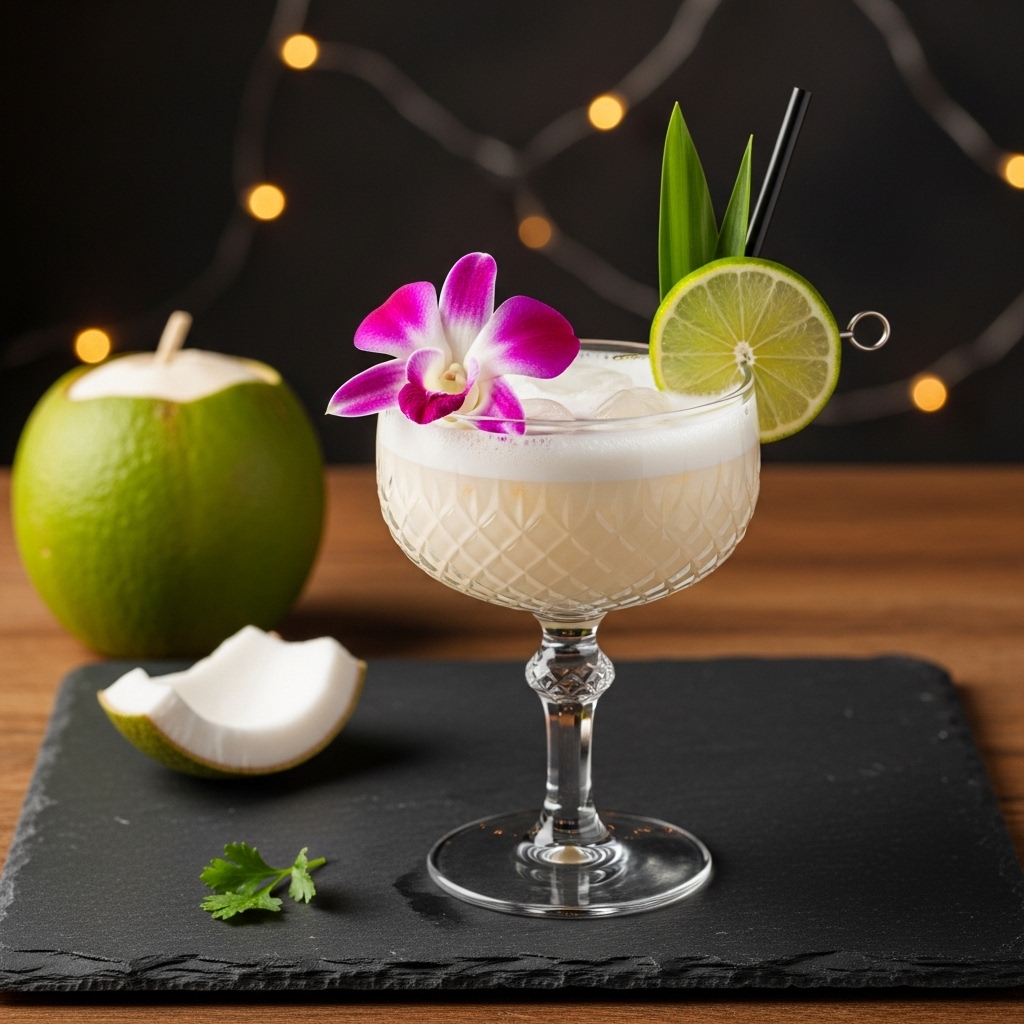 Thai Coconut Mocktail Delight