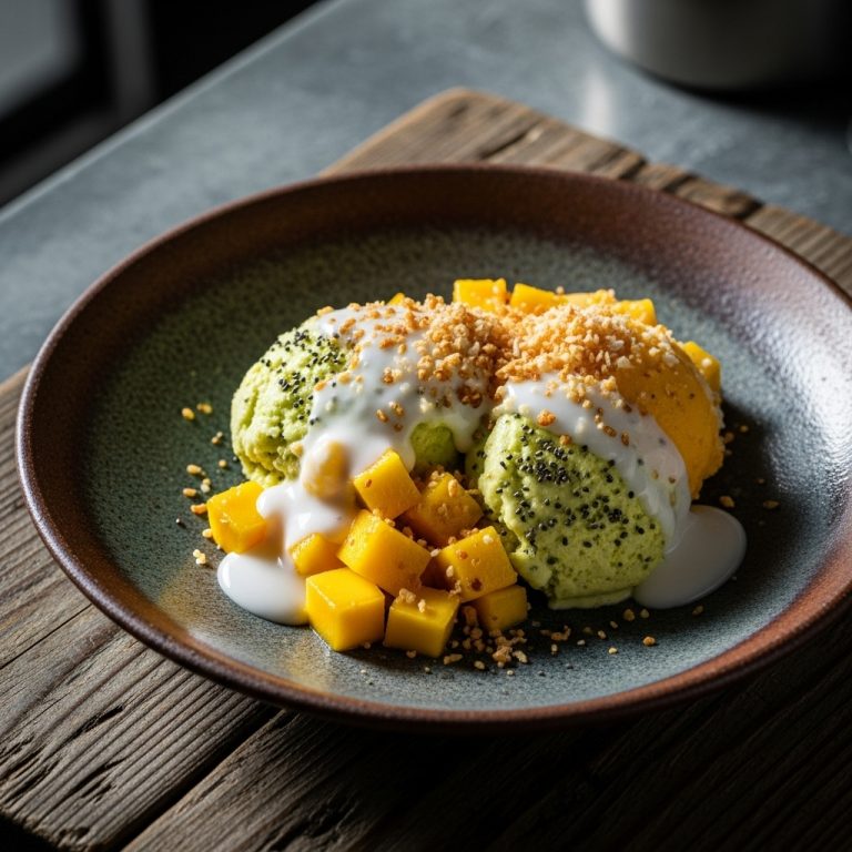 Thai Frozen Delight: A Keto-Friendly Dessert