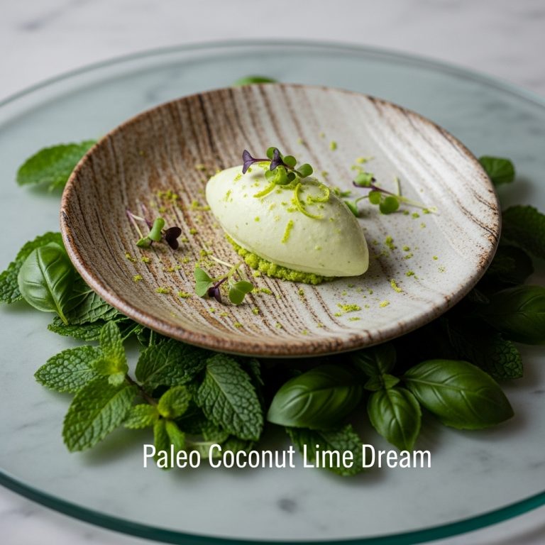Thai Frozen Dream: A Paleo Coconut Lime Mousse