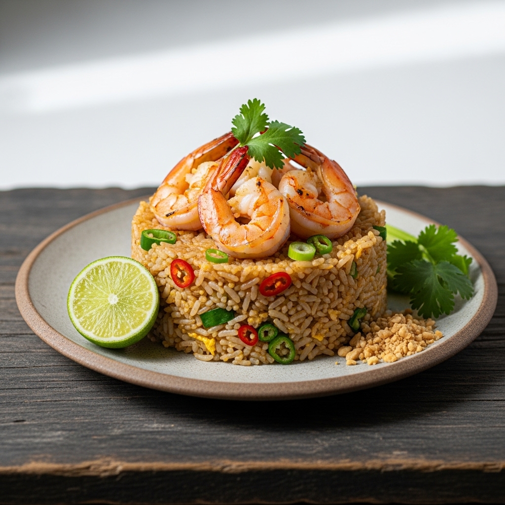 Thai Gluten-Free Shrimp & Coconut Fried Rice (Khao Pad Tum Goong)