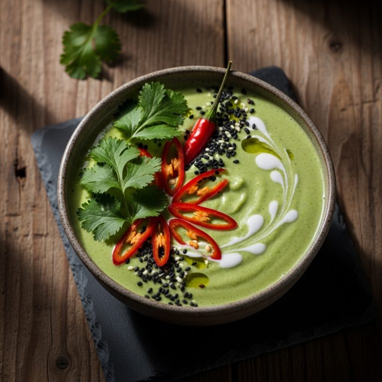 Thai Green Goddess Smoothie – A Vegetarian Rejuvenation
