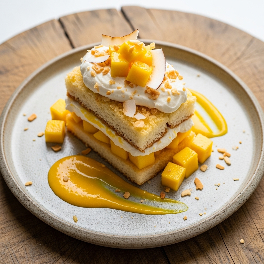 Thai-Inspired Mango Sticky Rice Tiramisu