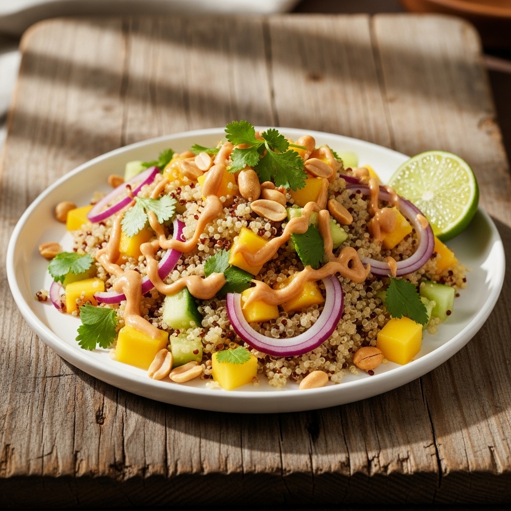 Thai Quinoa and Mango Salad