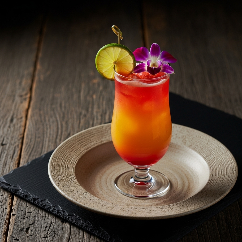Thai Sunset Mocktail