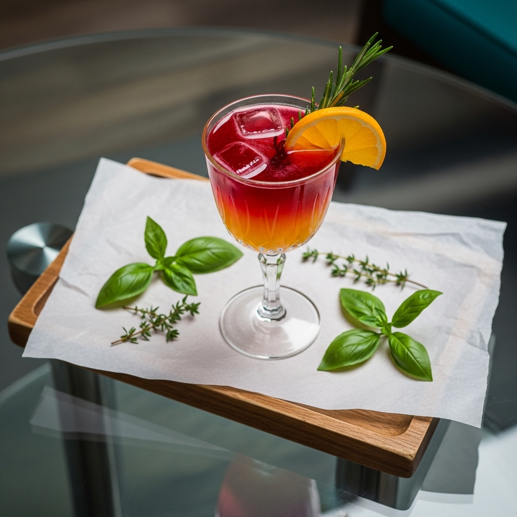 The Amalfi Sunset Cocktail