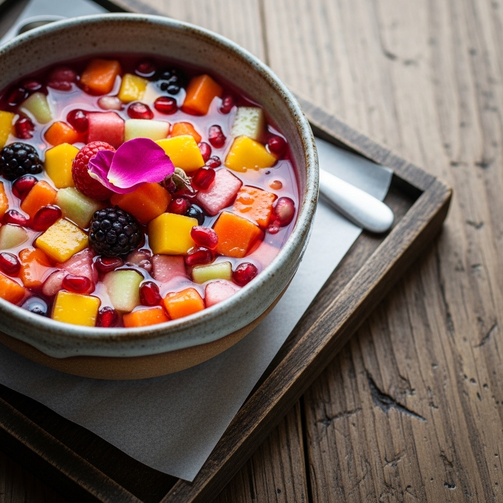 The Enchanted Rose Indian Fruit Punch