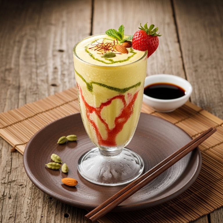 The Enchanting Kesar Elaichi Fraise Shake