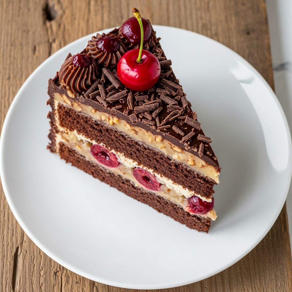The Enchantment of German Chocolate Cherry Cake
