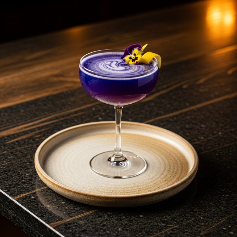 The Midnight Aurora Cocktail
