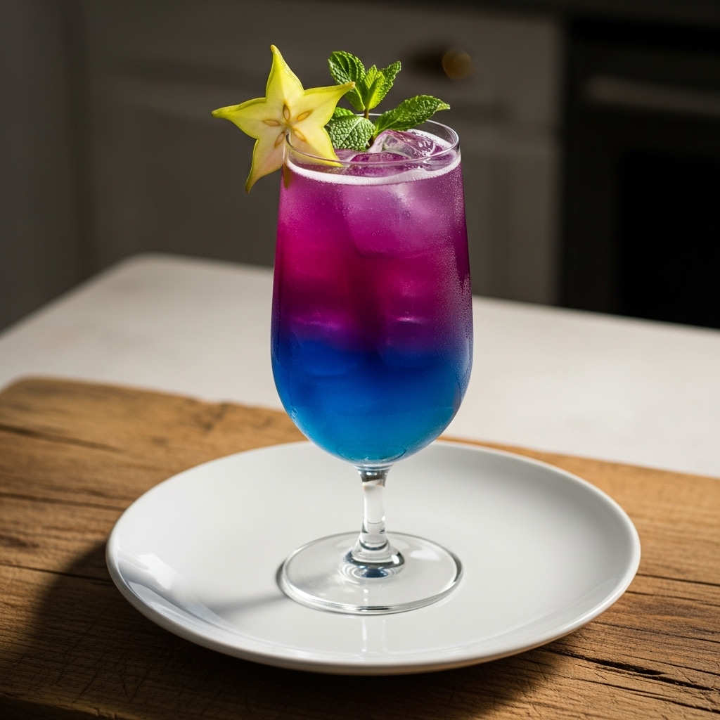 The Midnight Aurora Mocktail