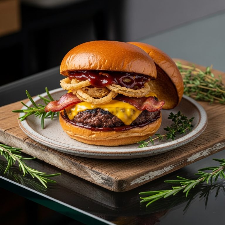 The Notorious Texas BBQ Smokehouse Burger