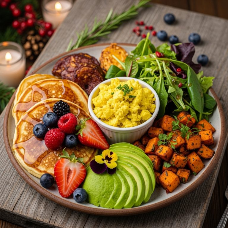The Sunrise Symphony: A Vegetarian American Brunch Delight