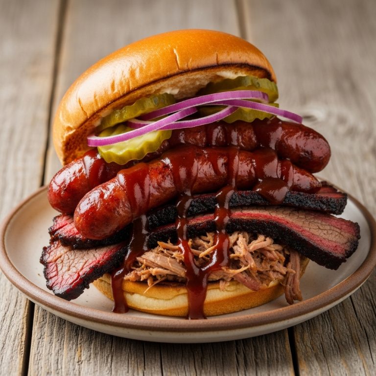 Triple-Smoked Texas BBQ Pitmaster’s Sandwich