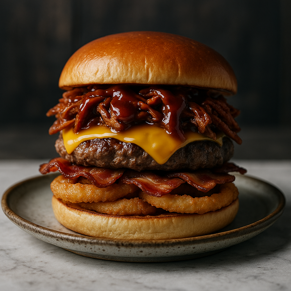 Triple Threat Tailgate Burger