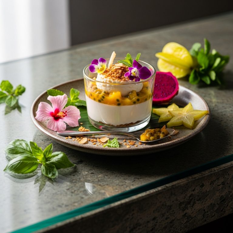 Tropical Bliss – A Vegan Hawaiian Dessert