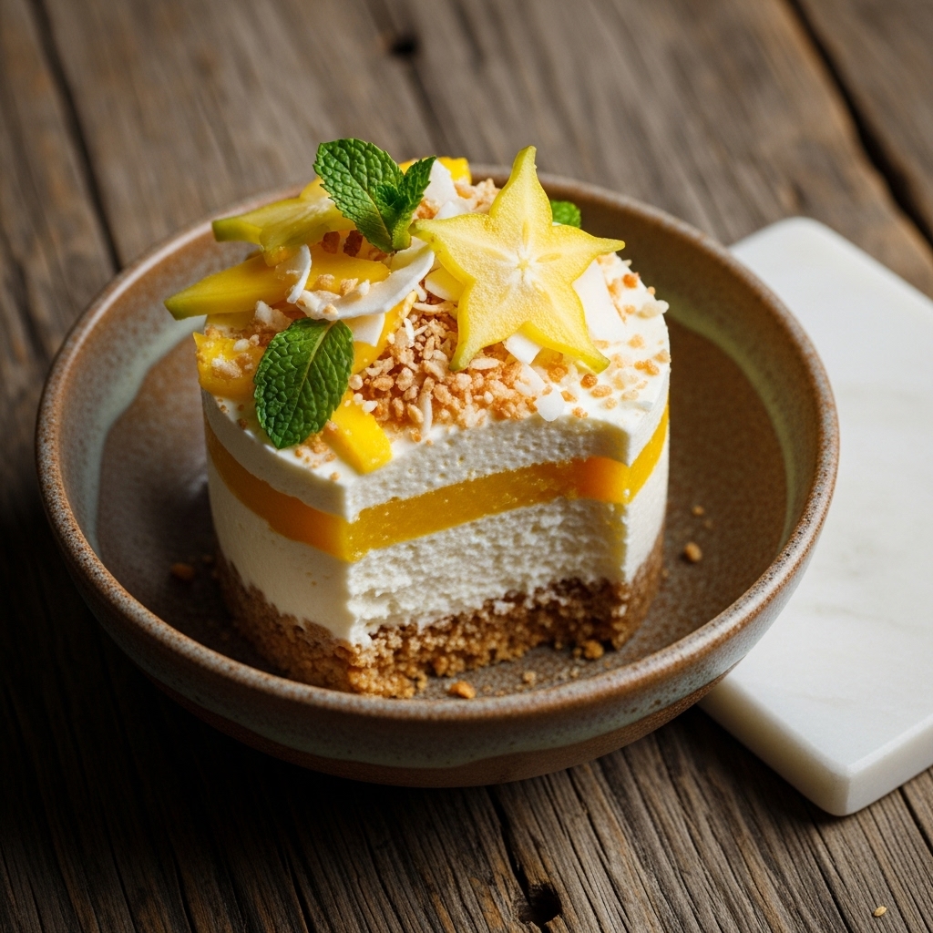 Tropical Coconut Mousse Delight – A Keto Friendly Thai Dessert