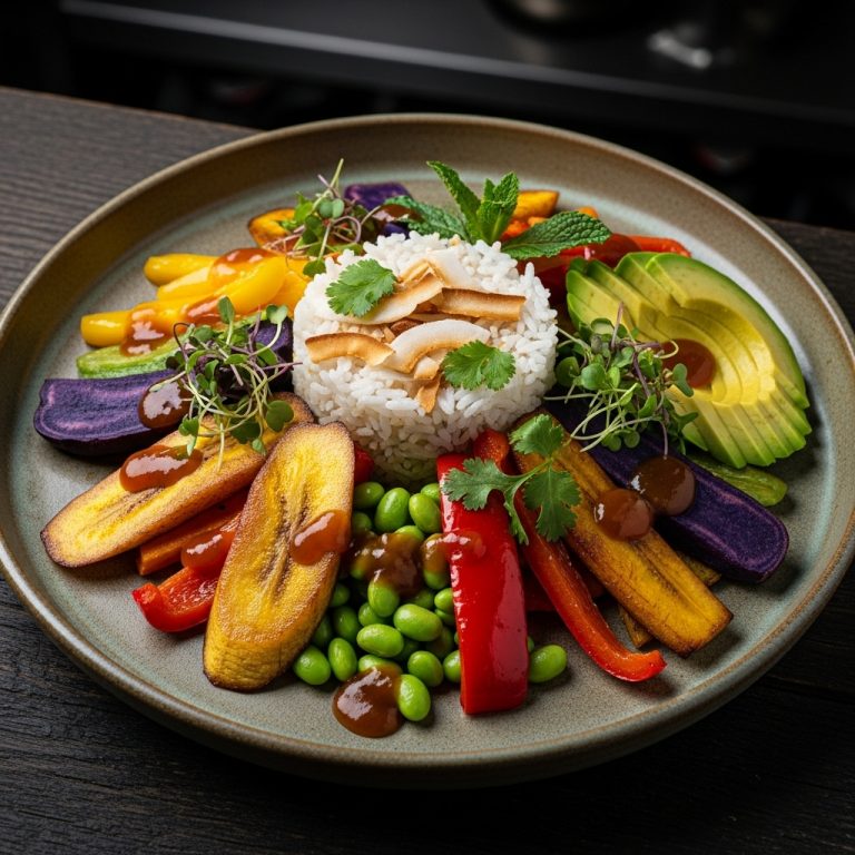 Tropical Fusion Delight – A Vegetarian Caribbean Dream