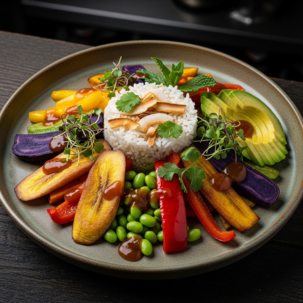 Tropical Fusion Delight – A Vegetarian Caribbean Dream