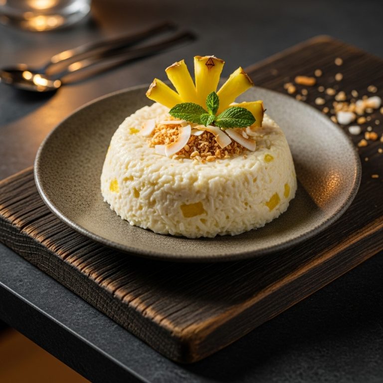 Tropical Hawaiian Delight: Vegan Pineapple-Coconut Pudding