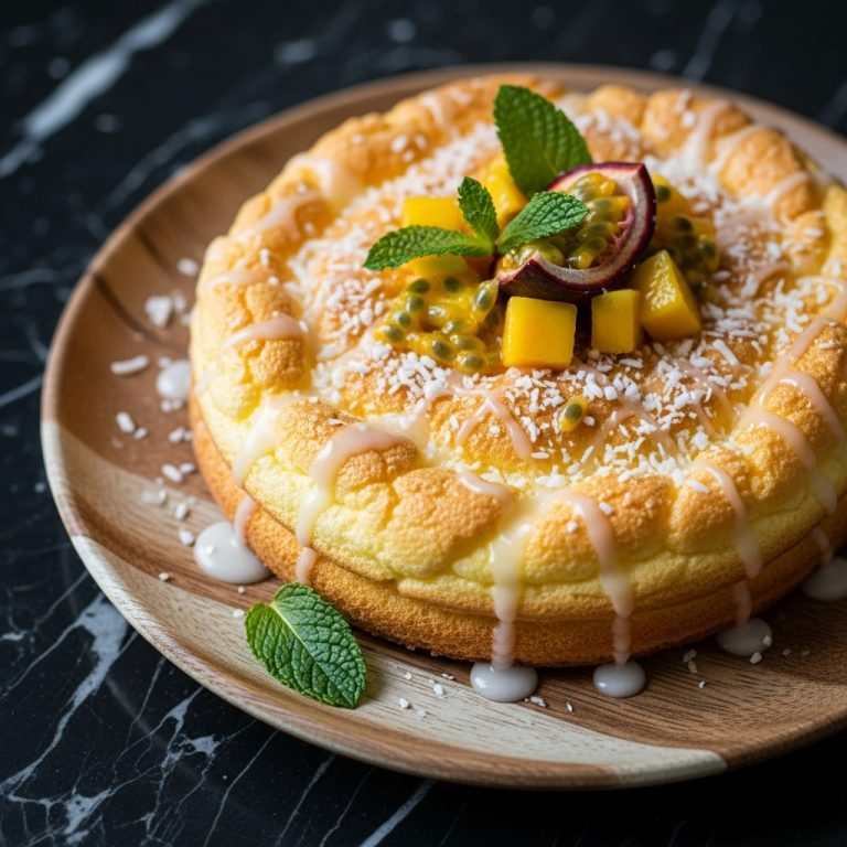 Tropical Keto Coconut Cloud Cake