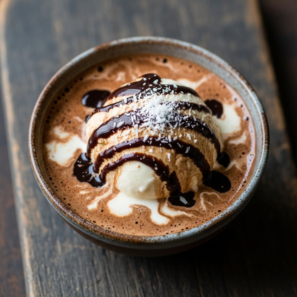 Tropical Keto Mocha Affogato