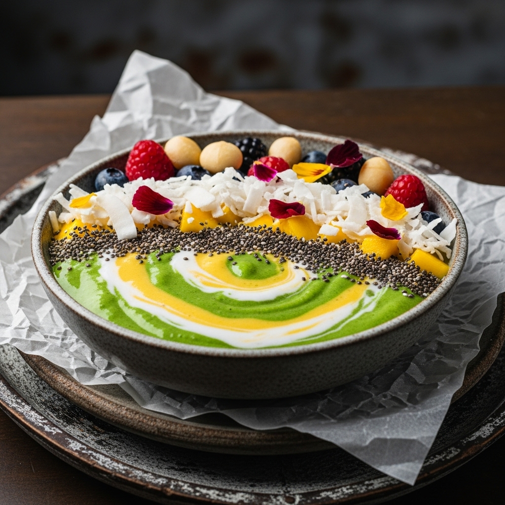 Tropical Keto Smoothie Bowl
