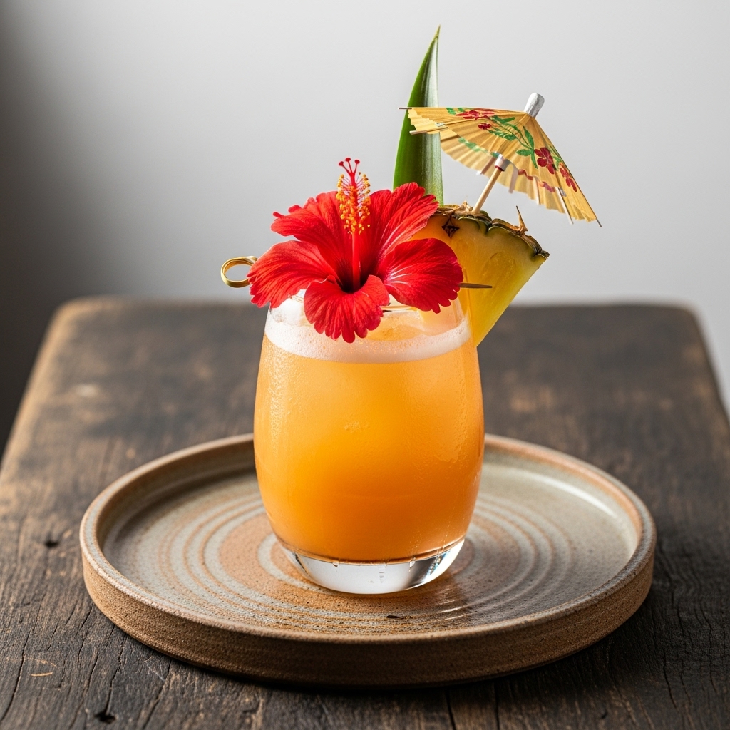 Tropical Paradise Mocktail – A Paleo Hawaiian Bliss