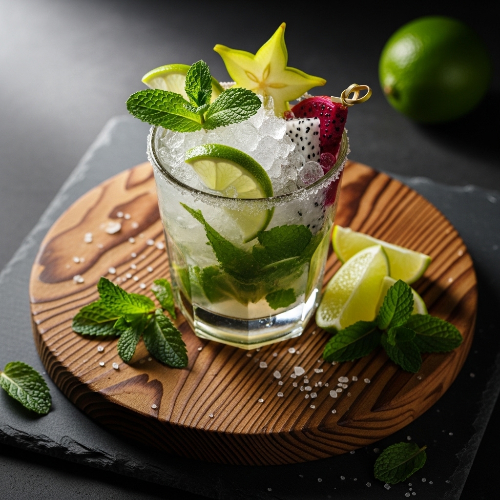 Tropical Paradise Mojito Mocktail