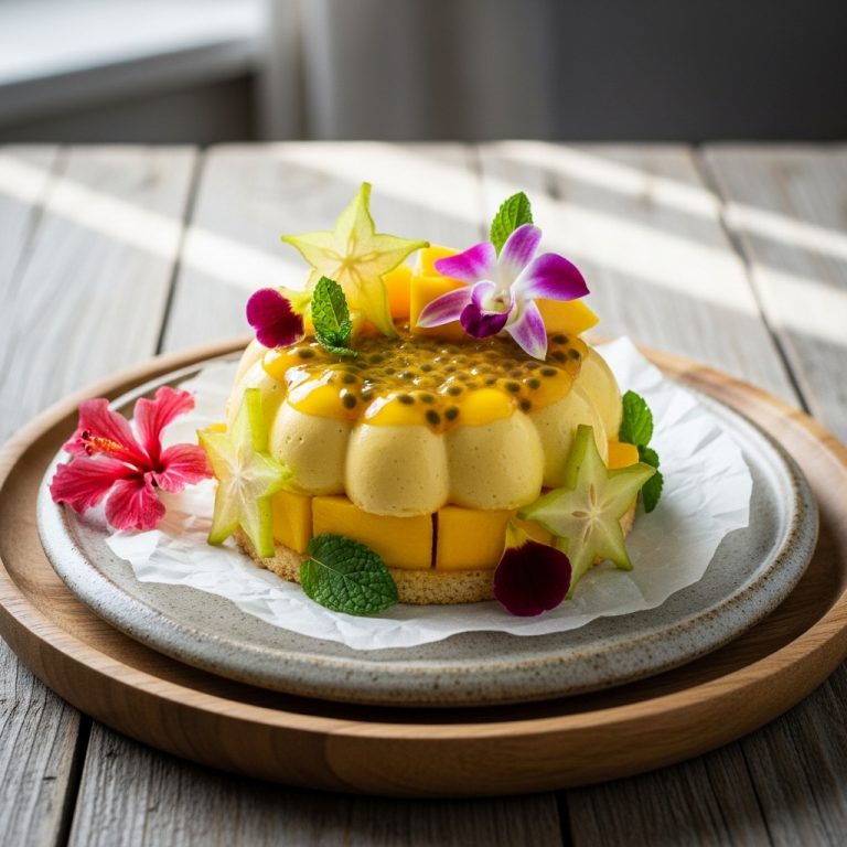 Tropical Paradise Mousse Cake