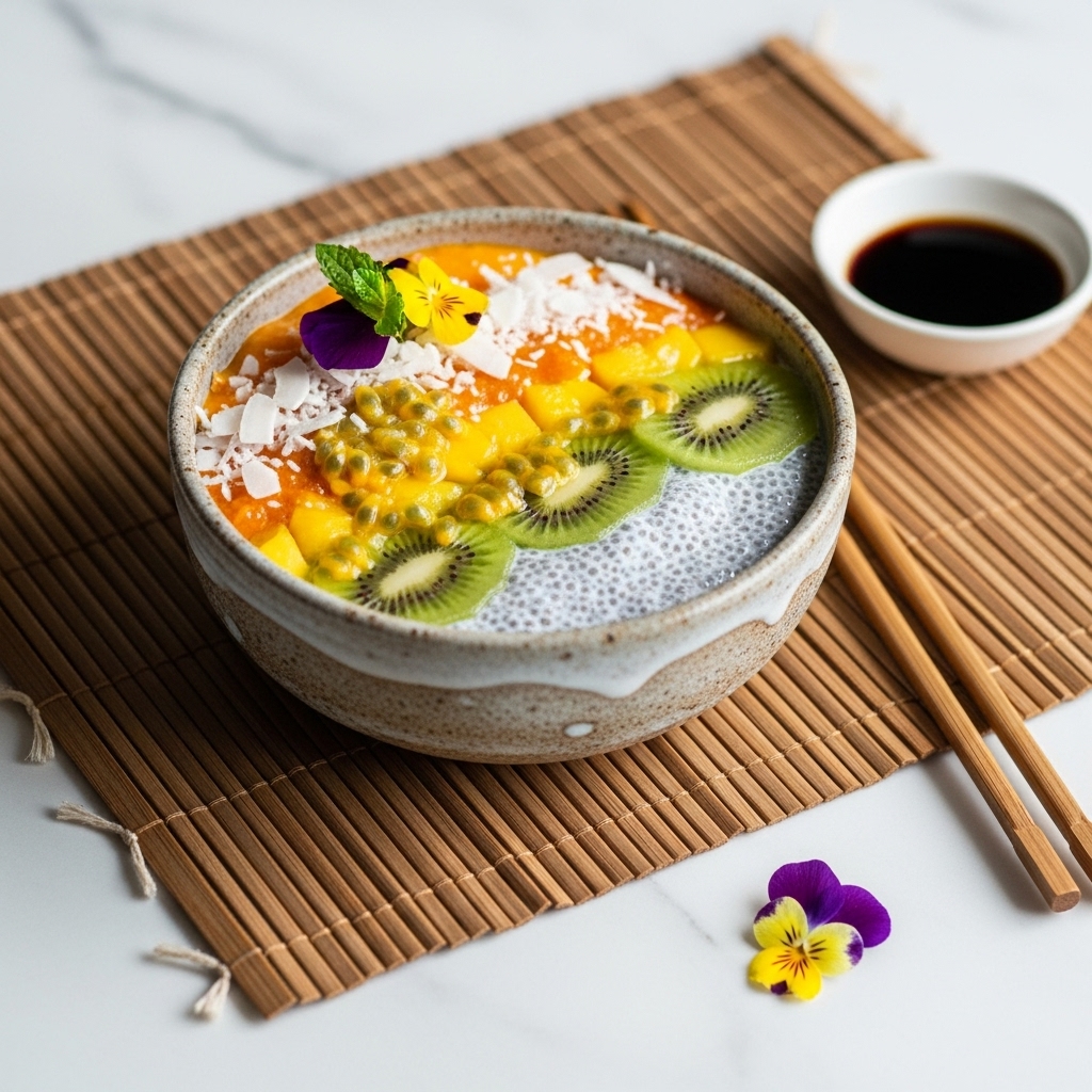 Tropical Sunrise Chia Pudding
