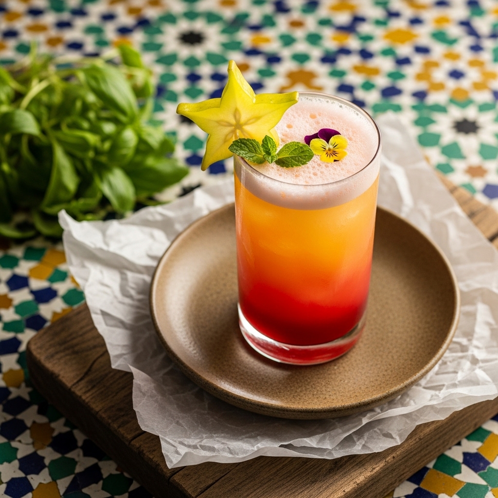 Tropical Sunrise Mocktail