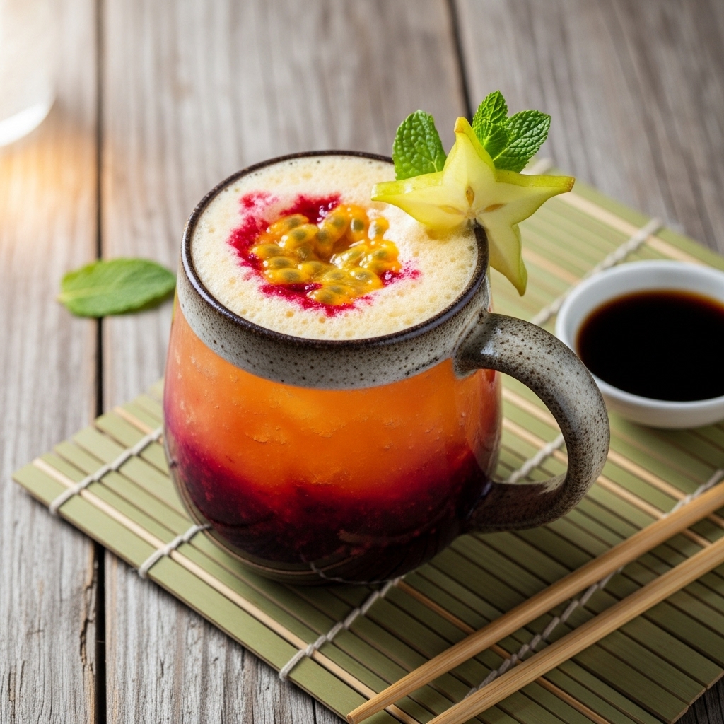 Tropical Twilight Keto Cocktail