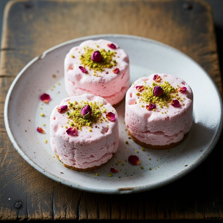 Turkish Delight Frozen Mousse Cups