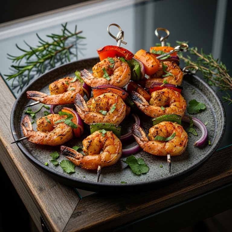 Ultimate BBQ Smokehouse Snack: Kickin’ Cajun Shrimp Skewers