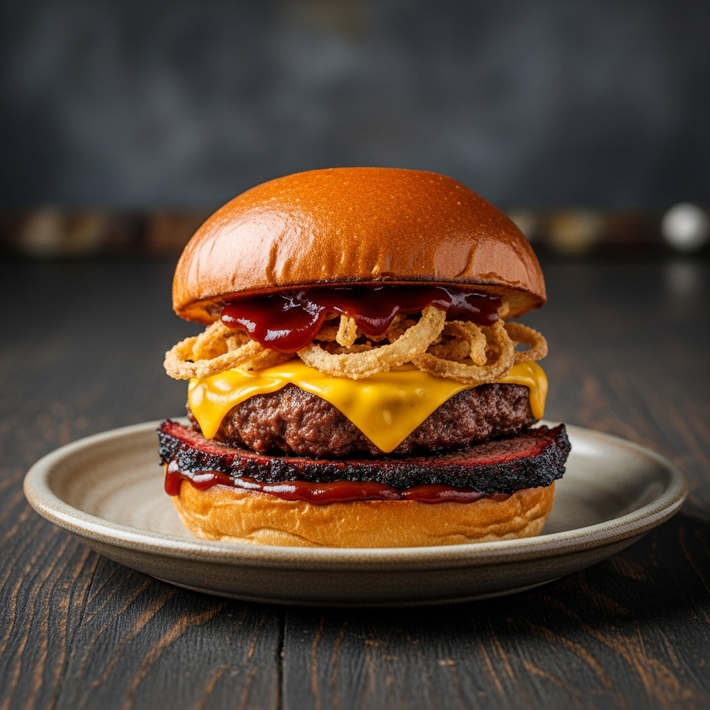 Ultimate Smokehouse Brisket Burger