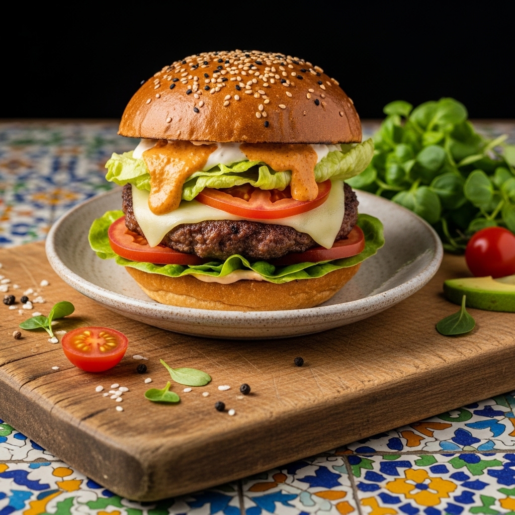 “Ultimate Street-Food Fusion Burger”