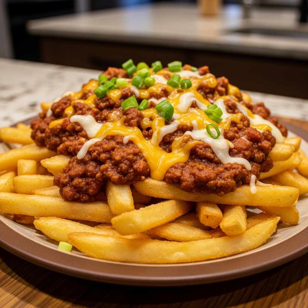 Ultimate Tailgate Chili Cheese Fries