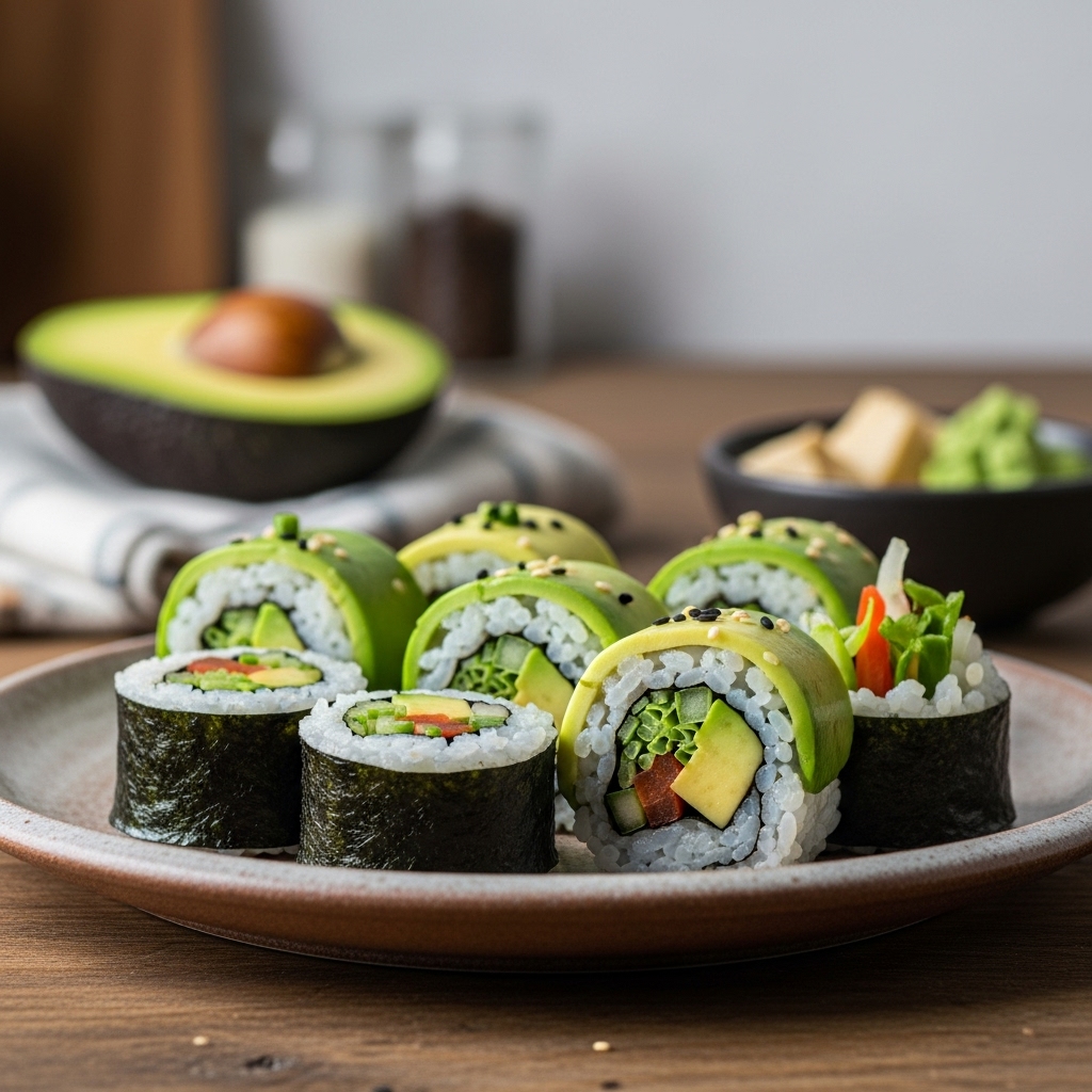 Umami Avocado Nori Rolls: A Keto-Friendly Japanese Delight