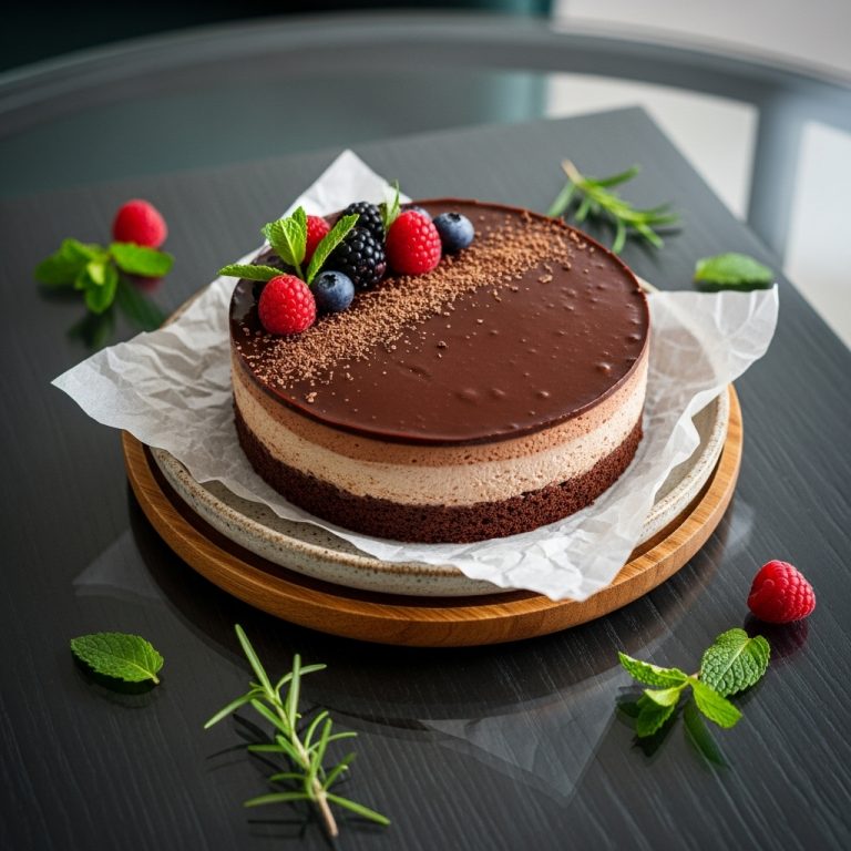 Vegan Chocolate Mousse Cake