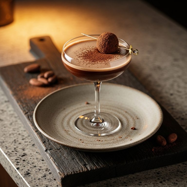 Vegan Chocolate Truffle Cocktail