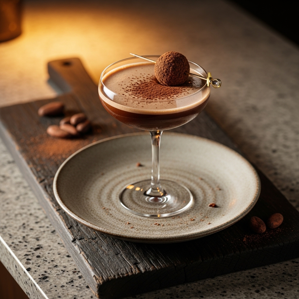 Vegan Chocolate Truffle Cocktail