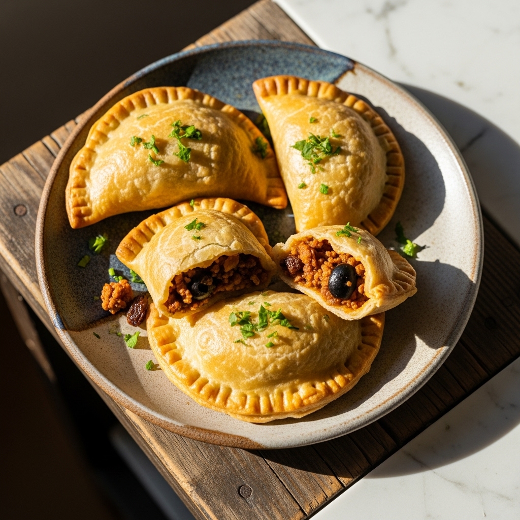 Vegan Cuban Snack: “Picadillo Empanadas”