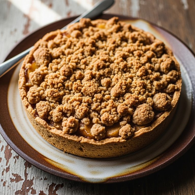 Vegan Dutch Apple Pie with Cinnamon Streusel Topping